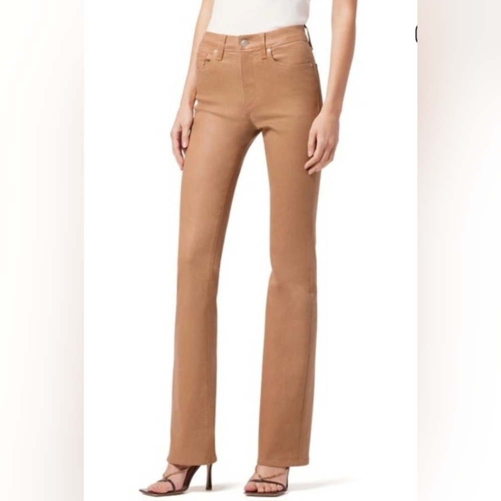 Hudson BARBARA HIGH WIDE LEG COATED JEANS SIZE 26